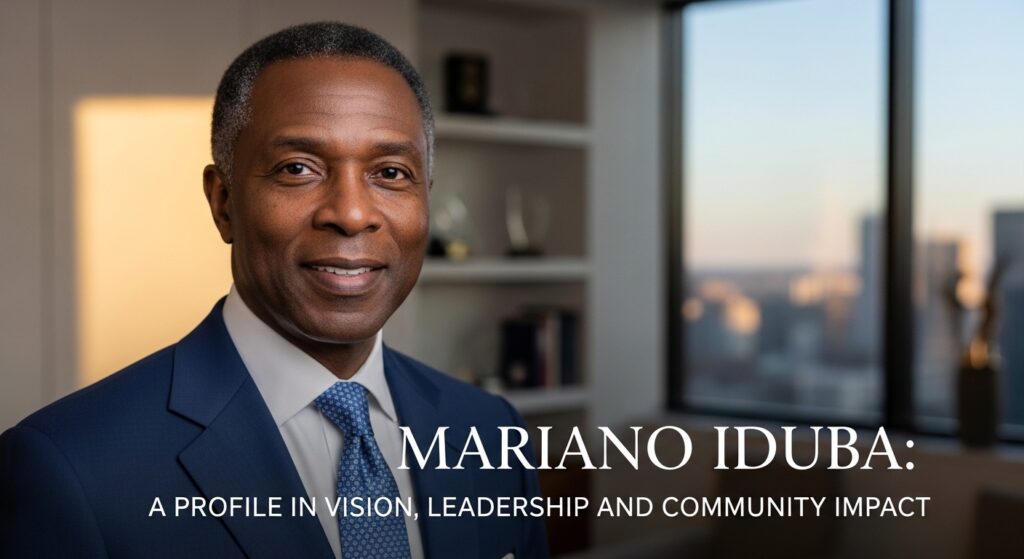 Mariano Iduba: A Profile in Vision, Leadership, and Community Impact