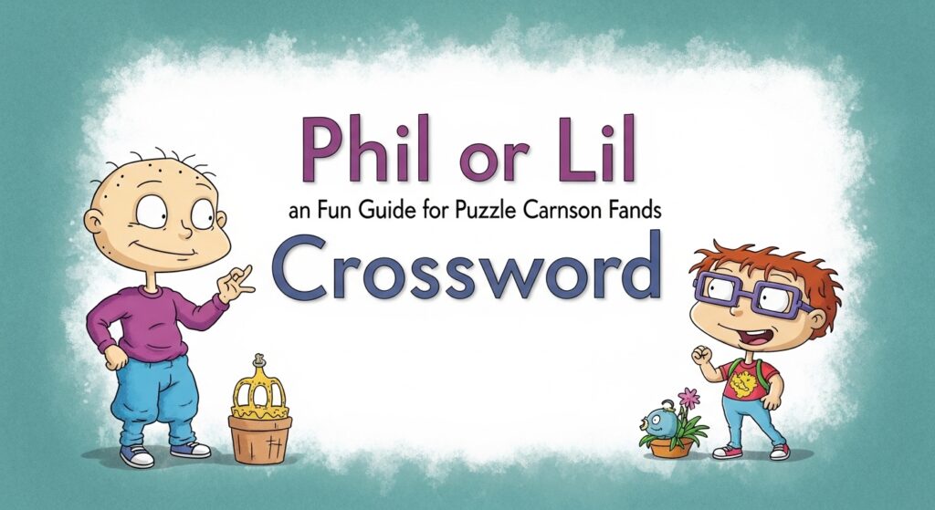 Phil or Lil of Rugrats Crossword